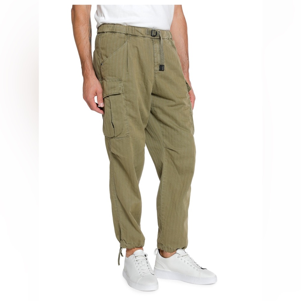Herringbone Washed Cargo Pants 46/36